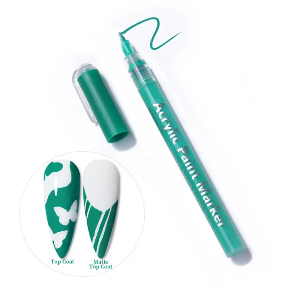 

Nail Polish Pen Great Portable Excellent Saturation Nail Accessories Nail Drawing Pen Nail Painting Pen