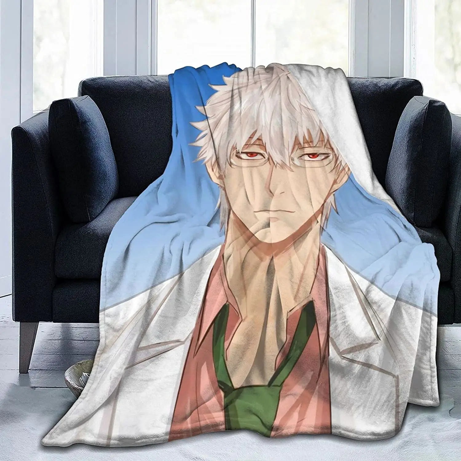 

Ginpachi Sensei Fluffy Soft and Comfortable Blanket, Anime Warm Embrace of Sympathy