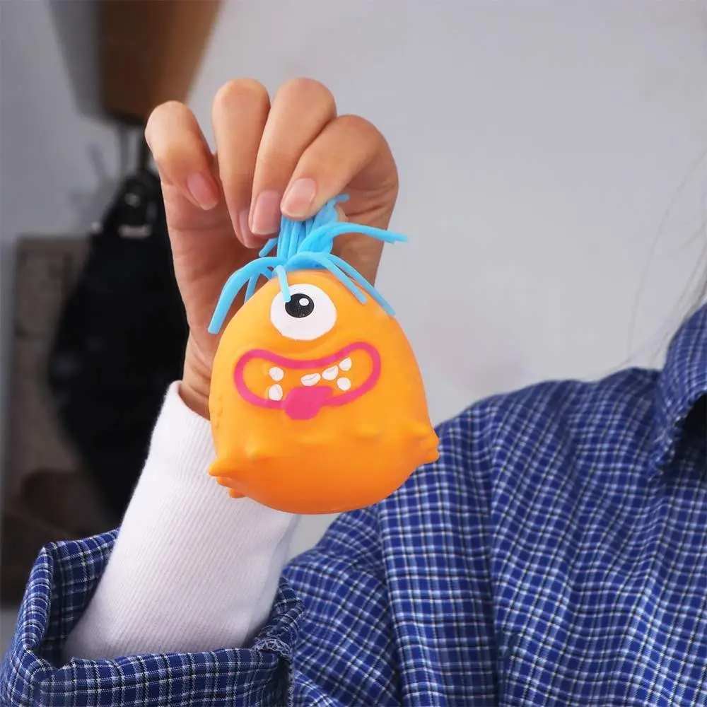 Vinyl Hair-pulling Squeeze Toys Stretch Pinch Kneading Slow Rebound Toy Soft Ins Unique Ball