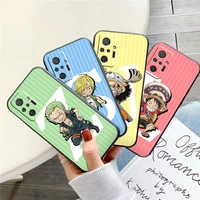 one piece anime phone case for xiaomi redmi 7 7a 8 8a 9 9i 9at 9t 9a 9c note 7 8 2021 8t pro soft liquid silicon silicone cover