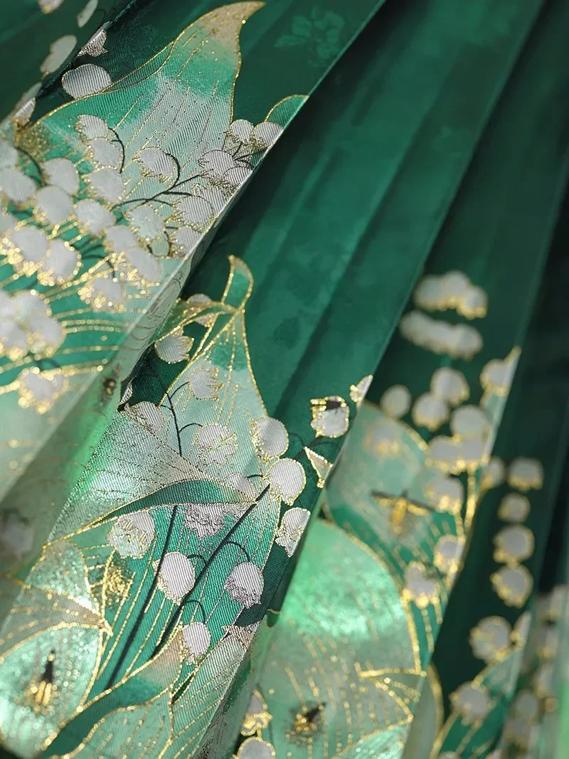 Оригинальная женская повседневная одежда Hanfu для работы в стиле mamian qun синяя