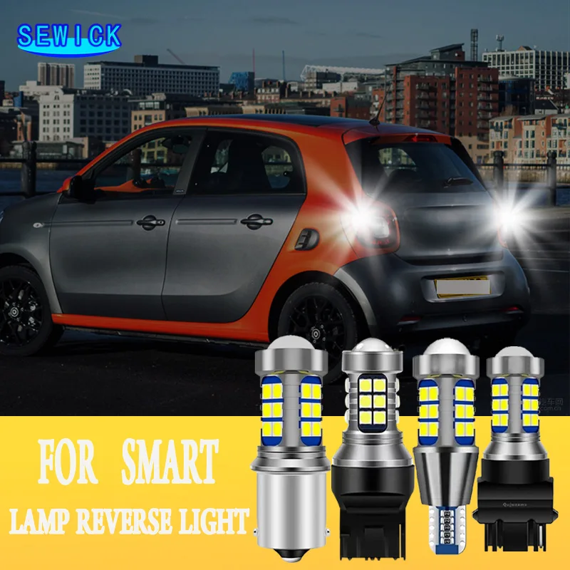2 шт. светодиодный задний фонарь дальнего света W16W T15 921 Canbus Geen Fout Voor Smart Fortwo MK3 453