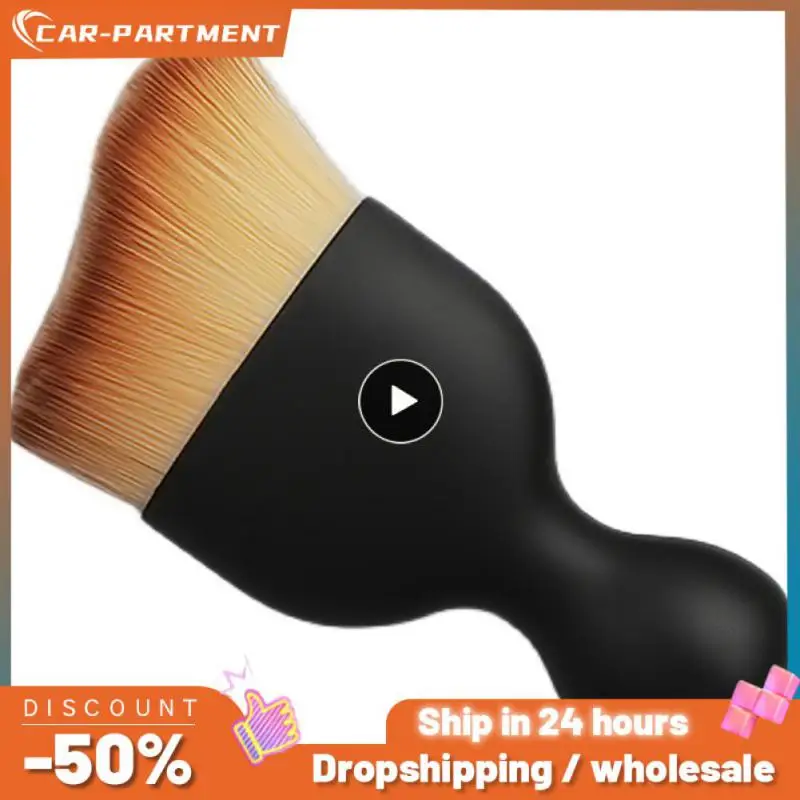 

Keyboard Dust Removal Brush Durable Practical Air Conditioning Outlet Cleaning Brush Comfortable Grip Soft And Fine Wool