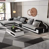 private custom sofa living room simple modern size furniture combination set home light luxury technology cloth sofa
