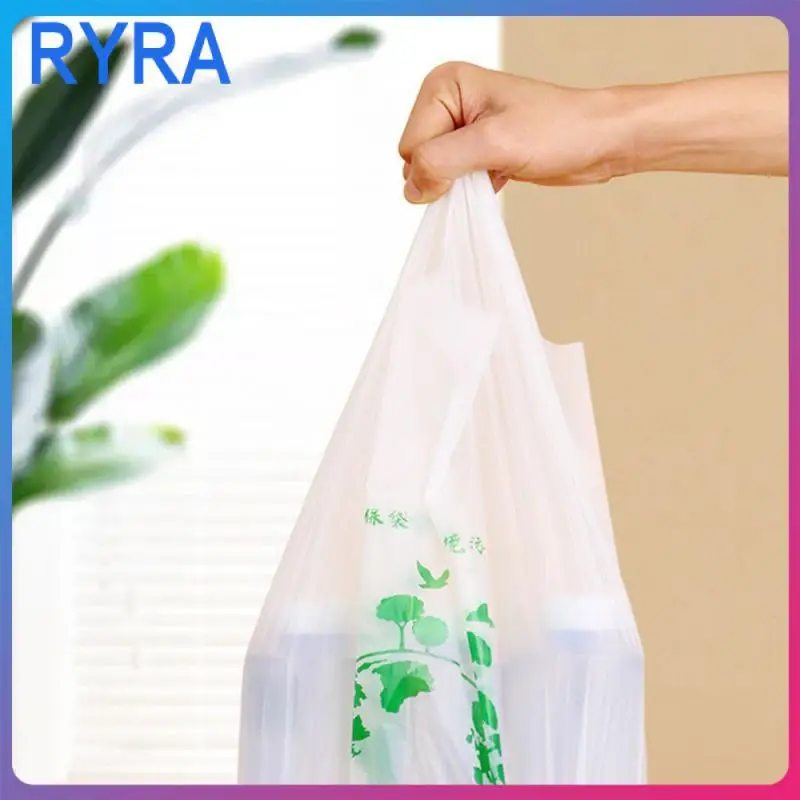 

Degradable Garbage Bags Kitchen Garbage Bag Thick Plastic Bag Resilient Upgraded Degradable Pecorn Starch Garbage Bag Thickened