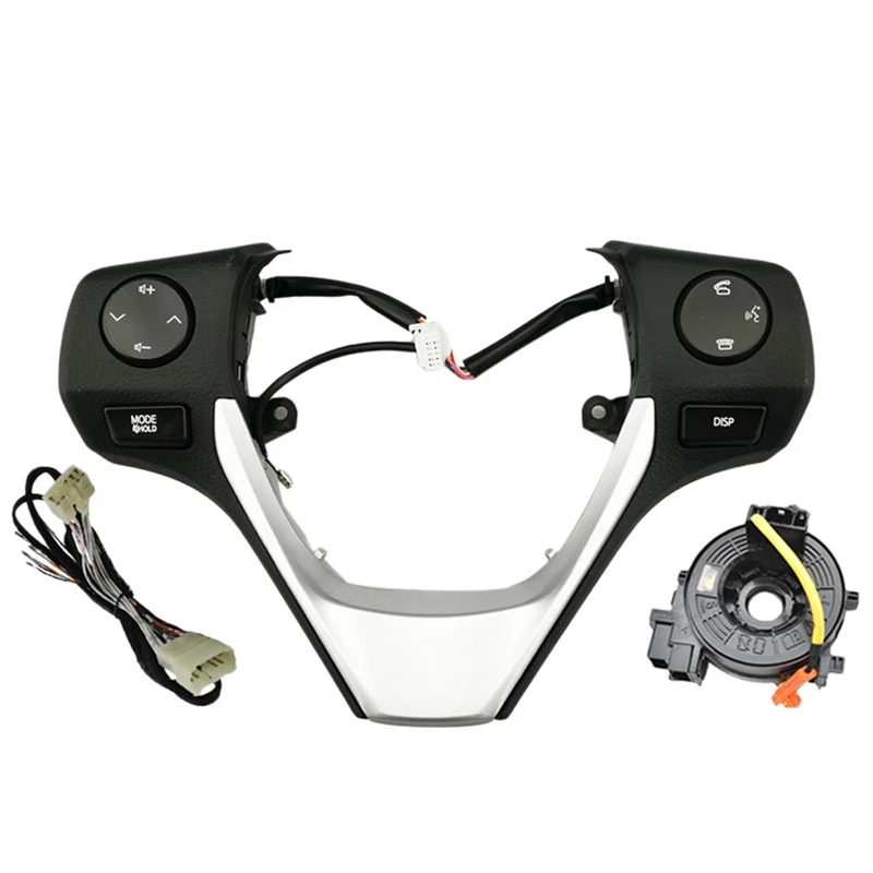 

1Set Bluetooth Phone Steering Wheel Audio Control Button Multifunctional Cruise Button For TOYOTA Corolla RAV4 2014 2015