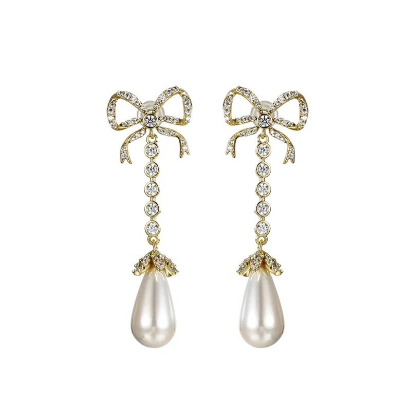 

CTE3 Elegant Colorful Crystal Earring for Women Bridal Wedding Drop Earring