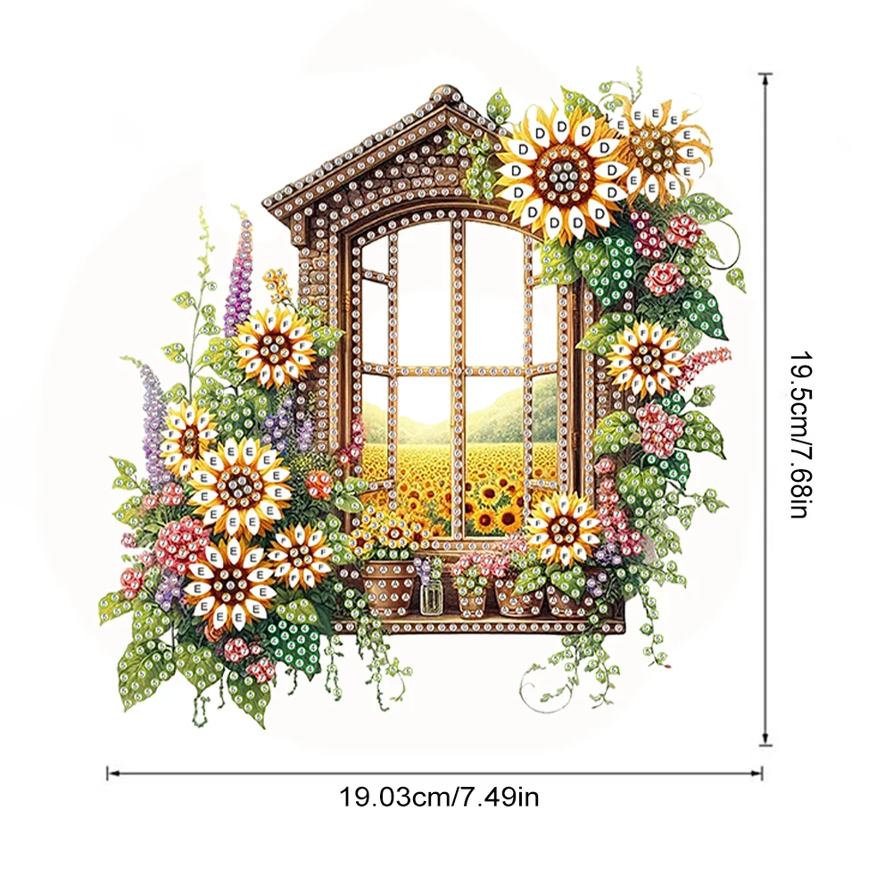 Акриловый цветочный шар специальной формы алмазная живопись подвесной кулон со