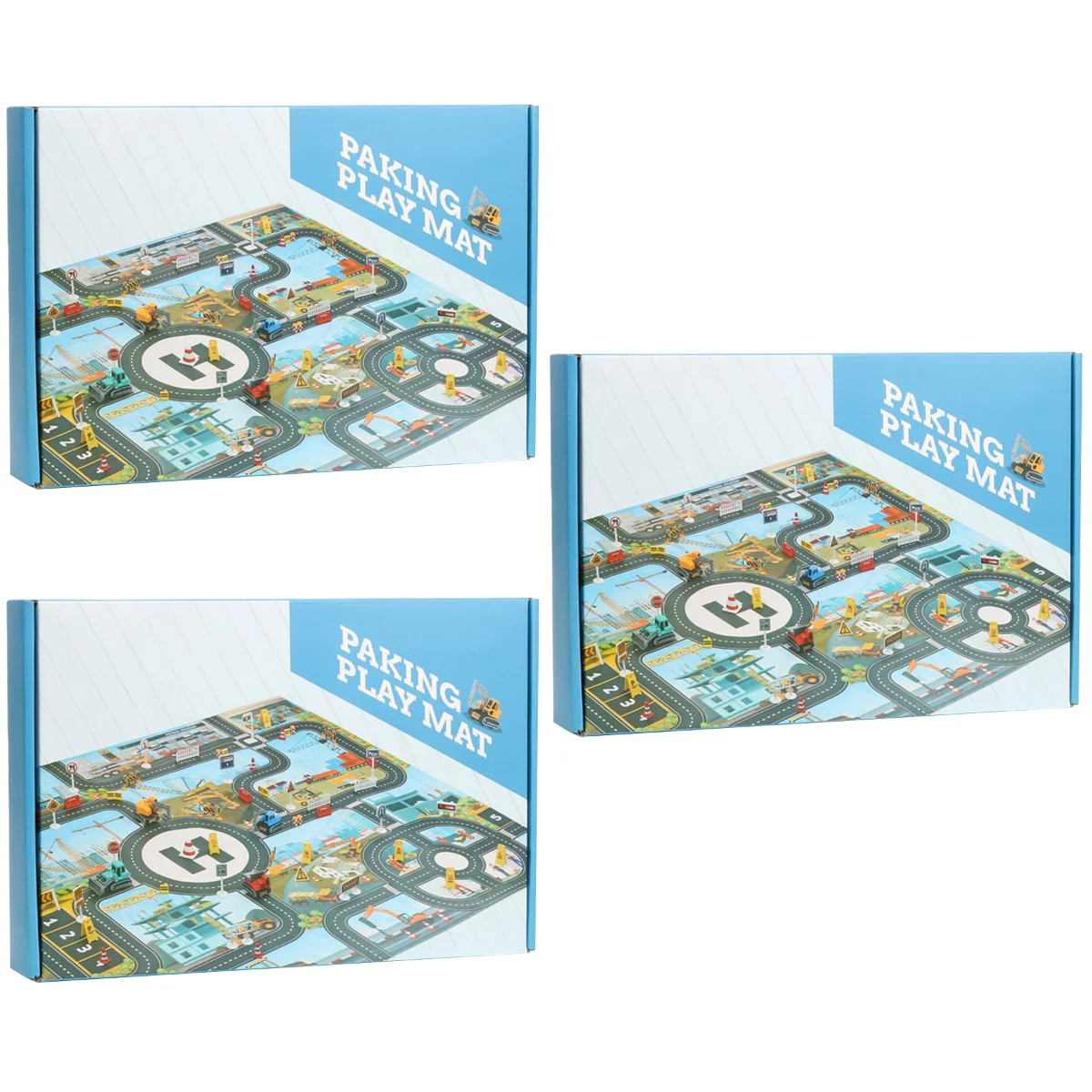 

3 Sets Parlor Game Mat Cognitive Games Game Mat Party Supply (Assorted Color)