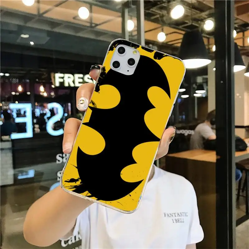 Bandai DC супергерой Бэтмен чехол для телефона iphone 13 12 11 Pro Mini XS Max 8 7 Plus X SE 2020 XR