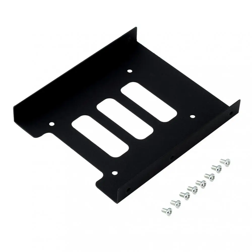 

2.5" To 3.5" SSD 2.5 Inch Hard Drives Bracket Metal Adapter Tray Converter Mounting Internal Hard Drives Holder For PC Laptop