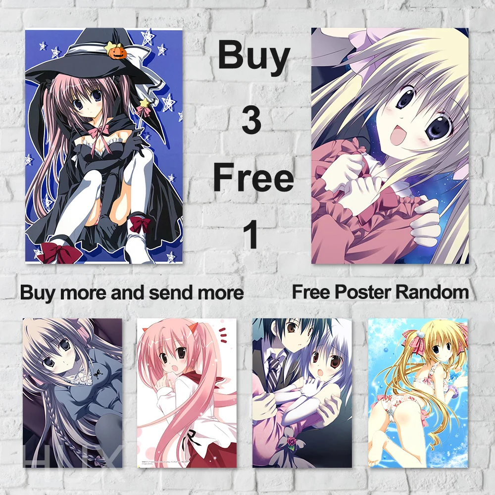 

Японский классический аниме-постер на стену с изображением девушки, качественный постер на заказ, семейный эстетический художественный принт, Картина на холсте