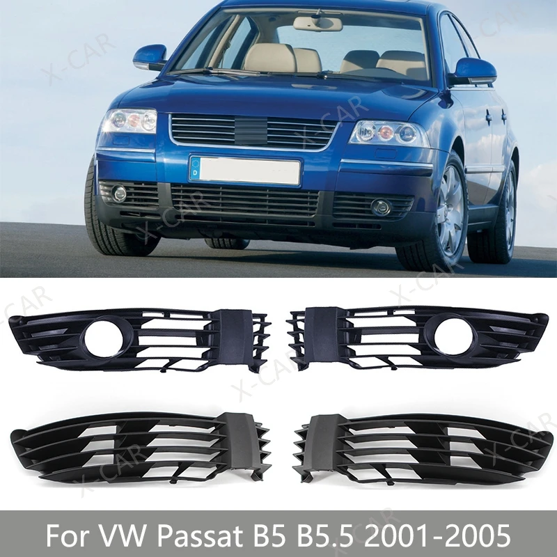 Передний бампер для VW Passat B5 B5.5 2001 2002 2003 2004 2005 нижний противотуманный фонарь