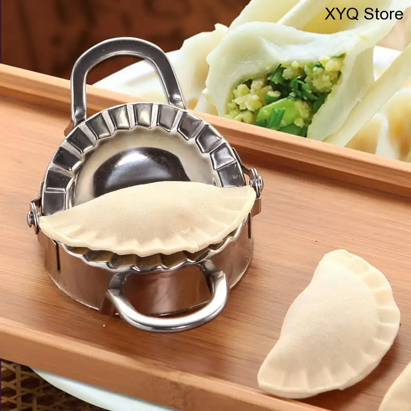 

New Wrapper Dough Cutter Eco Friendly Jiao Zi Mold Mould Maker Diy Pastry Tools Stainless Steel Dumpling Maker Drop Shipping
