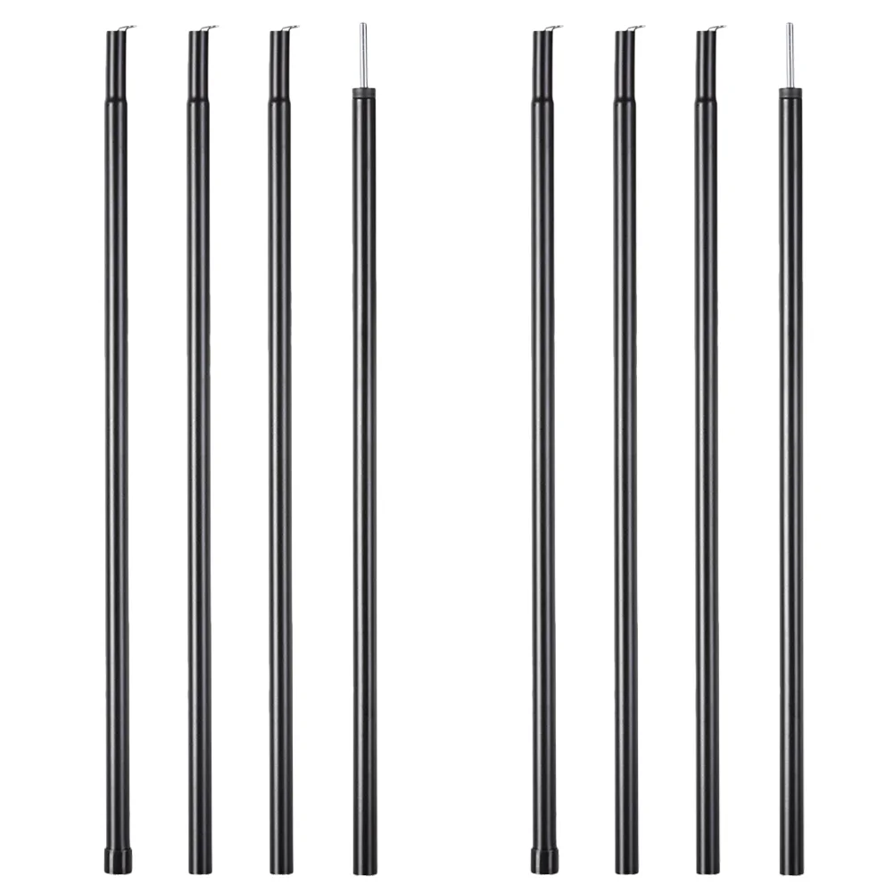 

2 Pcs Outdoor Tent Support Rod Camping Tents Adjustable Accessory Canopy Fixed Tool Galvanized Iron Pipe Stick Tarp pole