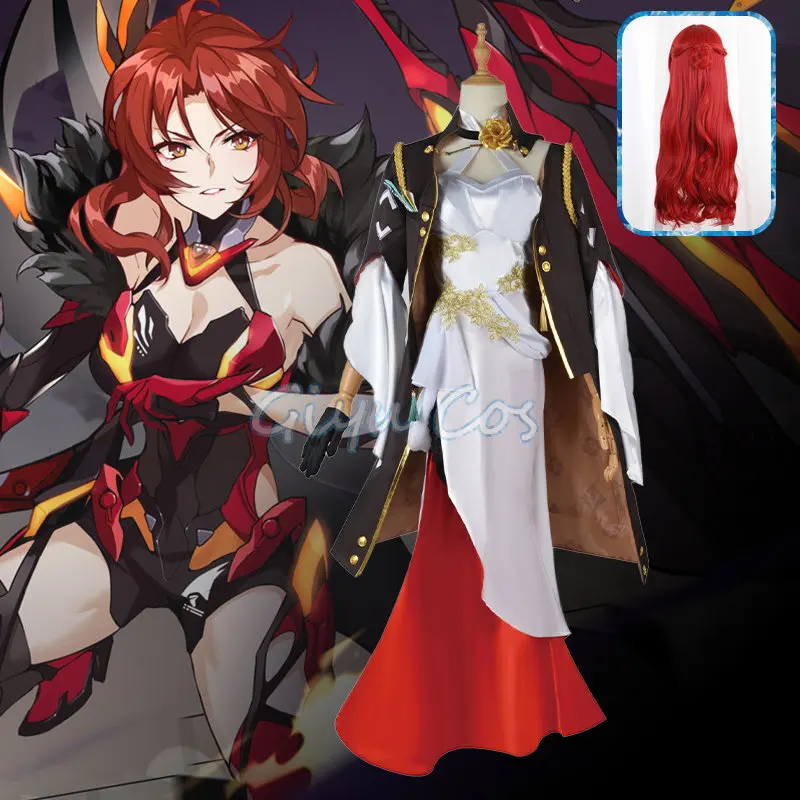 

Honkai Star Rail Murata Himeko Cosplay Costume Adult Carnival Uniform Anime Halloween Party Costumes Masquerade Women Game