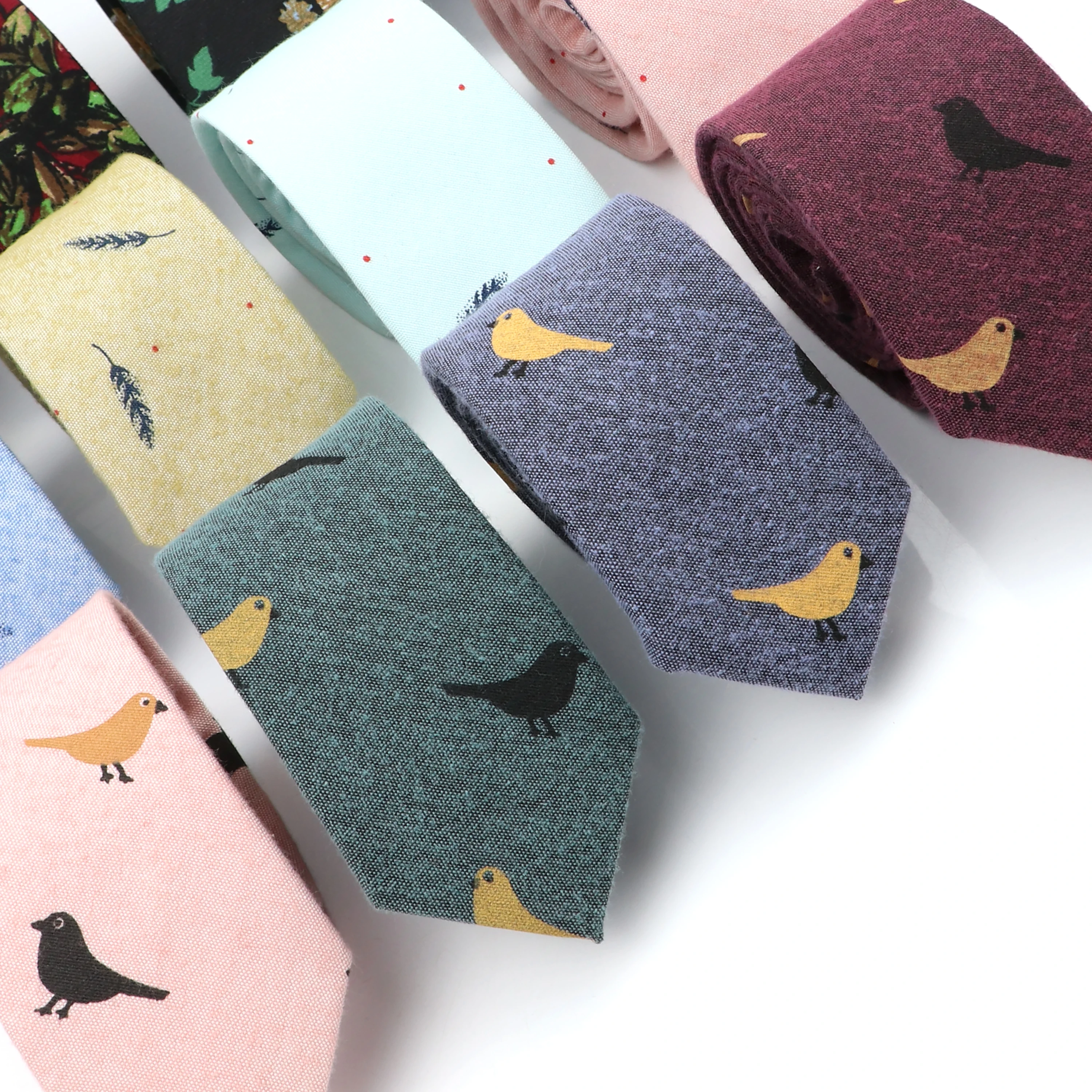 Модные галстуки для мужчин хлопок узкий галстук обтягивающие Галстуки милые с