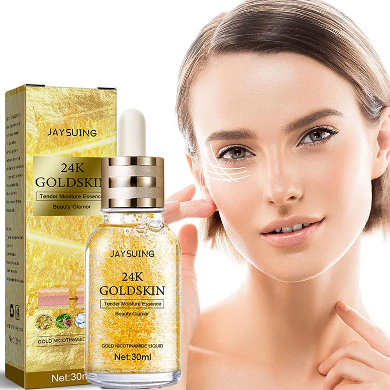 

24K Gold Wrinkle Remover Serum Collagen Anti-aging Lifting Firming Essence Anti Acne Fine Line Oil Control Moisturizer Skin Care