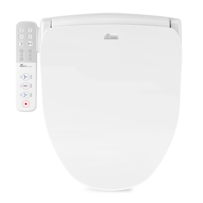 Bio Bidet Slim ONE Bidet Smart Toilet Seat- Round White