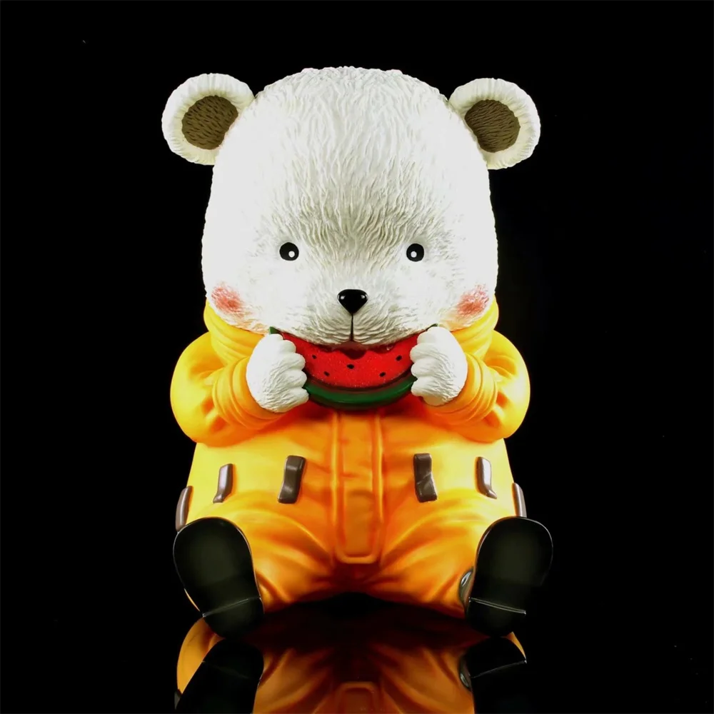 

Anime One Piece Bepo Eat Watermelon Very Large PVC Action Figure Collectible Model Doll Toy 37cm