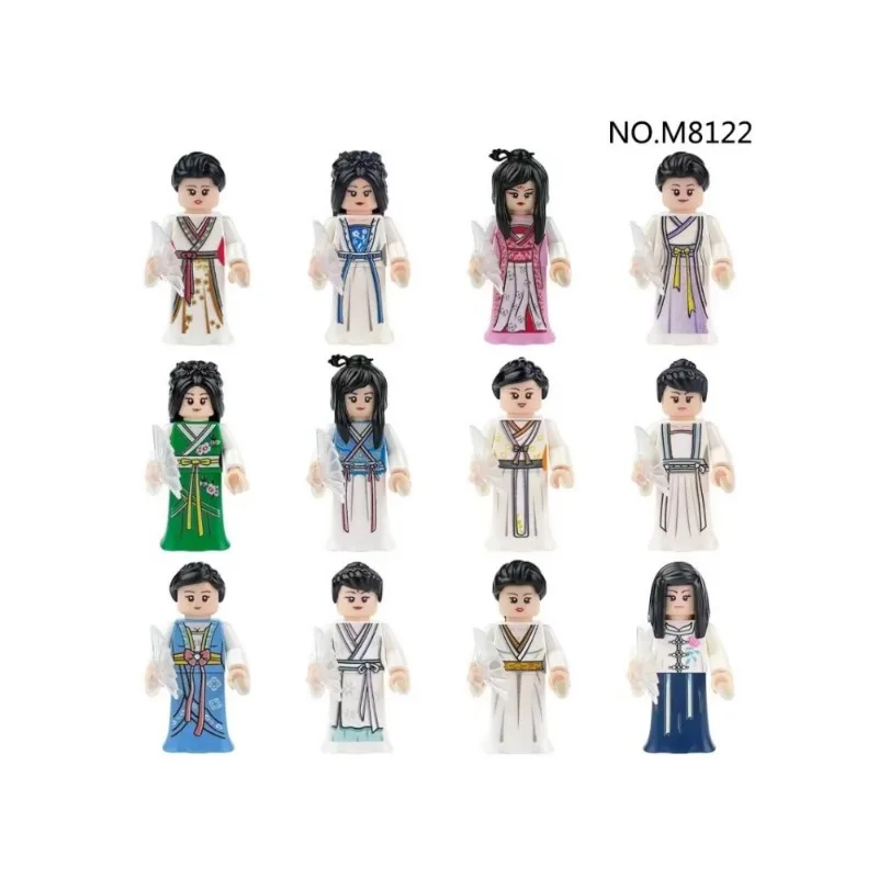 Миниатюрные фигурки из города набор строительных блоков типа куклы полицейские