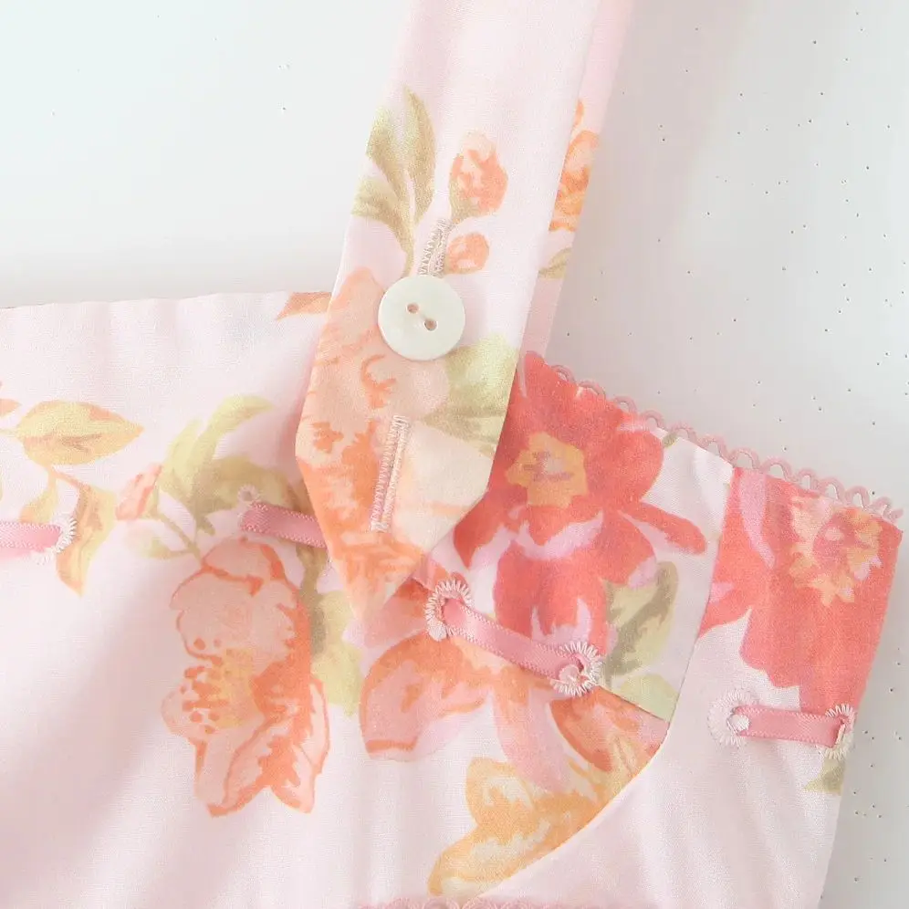 Женское ТРАПЕЦИЕВИДНОЕ ПЛАТЬЕ средней длины розовое платье на бретелях с