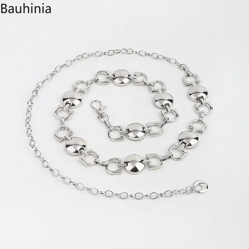 Bauhinia модный ремень с металлической цепочкой золотистого/серебристого цвета пояс