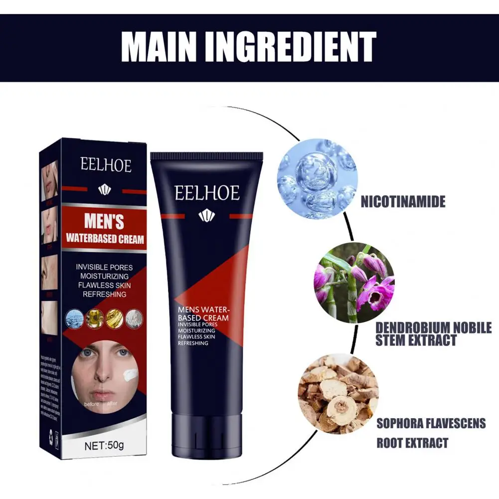 

50g Concealer Oil-control Wide Application Even Skin Tone Men BB Cream Concealer Liquid Foundation for Wedding