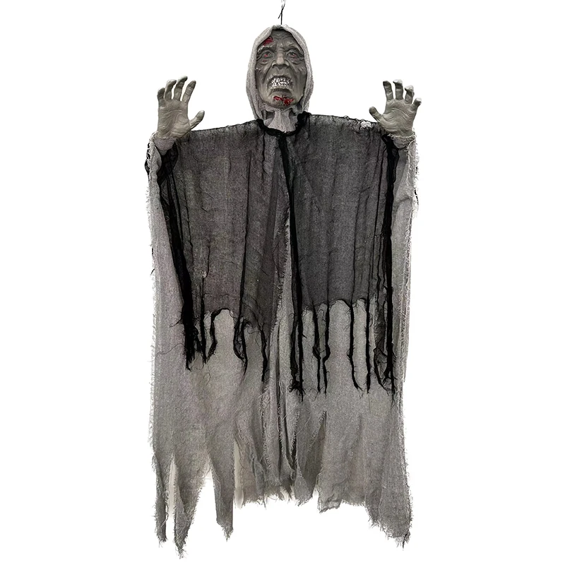 Подвижные суставы реалистичный страшный крик подвесной призрак на Хэллоуин с