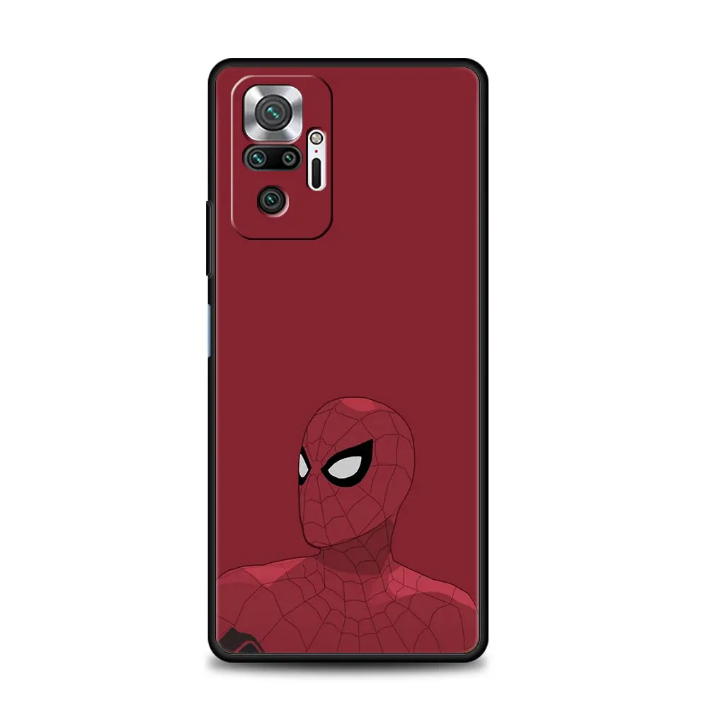 Чехол из ТПУ для Xiaomi Redmi 9 9a 9c k40 чехол Note 9s 10 11 11e 8 Pro телефона Marvel Человек-паук Том