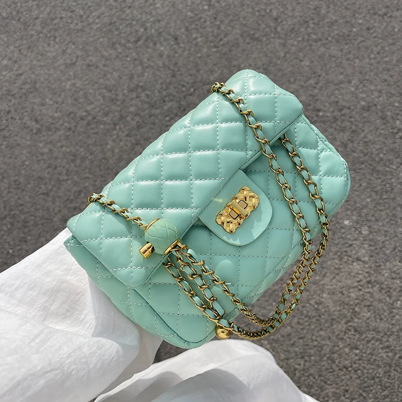 

Solid Color PU Leather Crossbody Sling Bags for Women 2022 Summer Fashion Travel Handbags and Purses Simple Shoulder Bag Ladies
