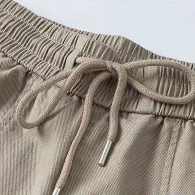 Повседневные эластичные брюки-карандаш до щиколотки с высокой талией в