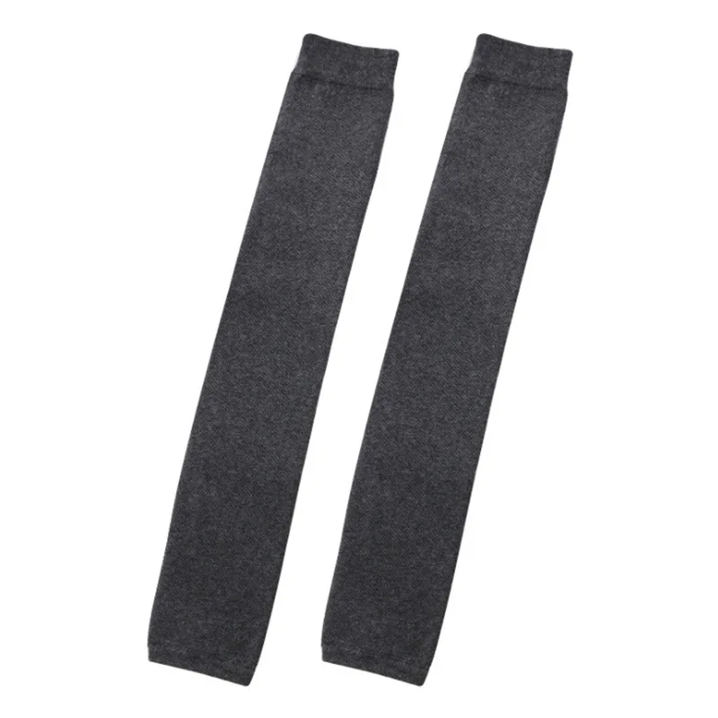 Women Solid Leg Warmers Warm Knee High Socks Knitted Foot Cover Crochet Winter Leg Warmer Socks Warm Boot Cuffs Long Socks
