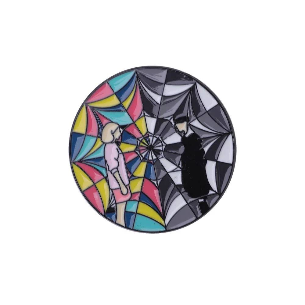 Черная среду брелки для ключей пары оптовая продажа ювелирные изделия в стиле