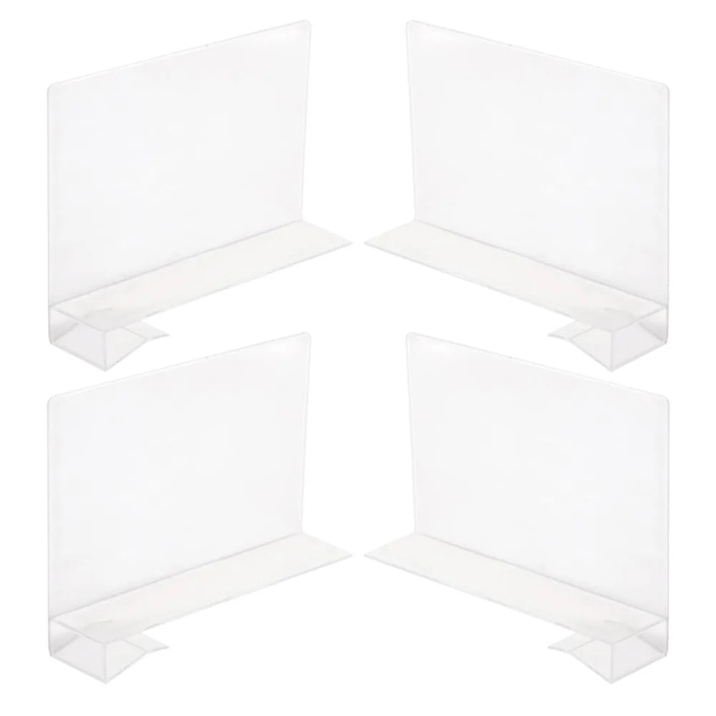 

4 Pcs Partition Plate Shelves Wardrobe Dividers Shelf Closet Plastic Compartment Storage Drawer Organizer Pp Home Magnet