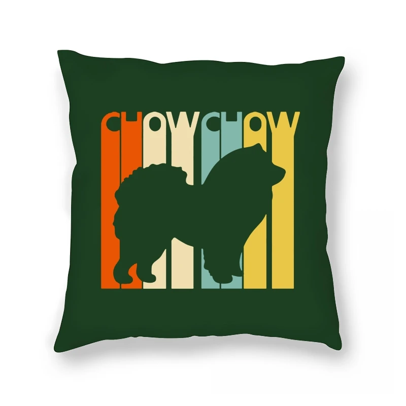 

Винтажный чехол-наволочка с подушкой 1970s Chow Dog Owner Gift Brand