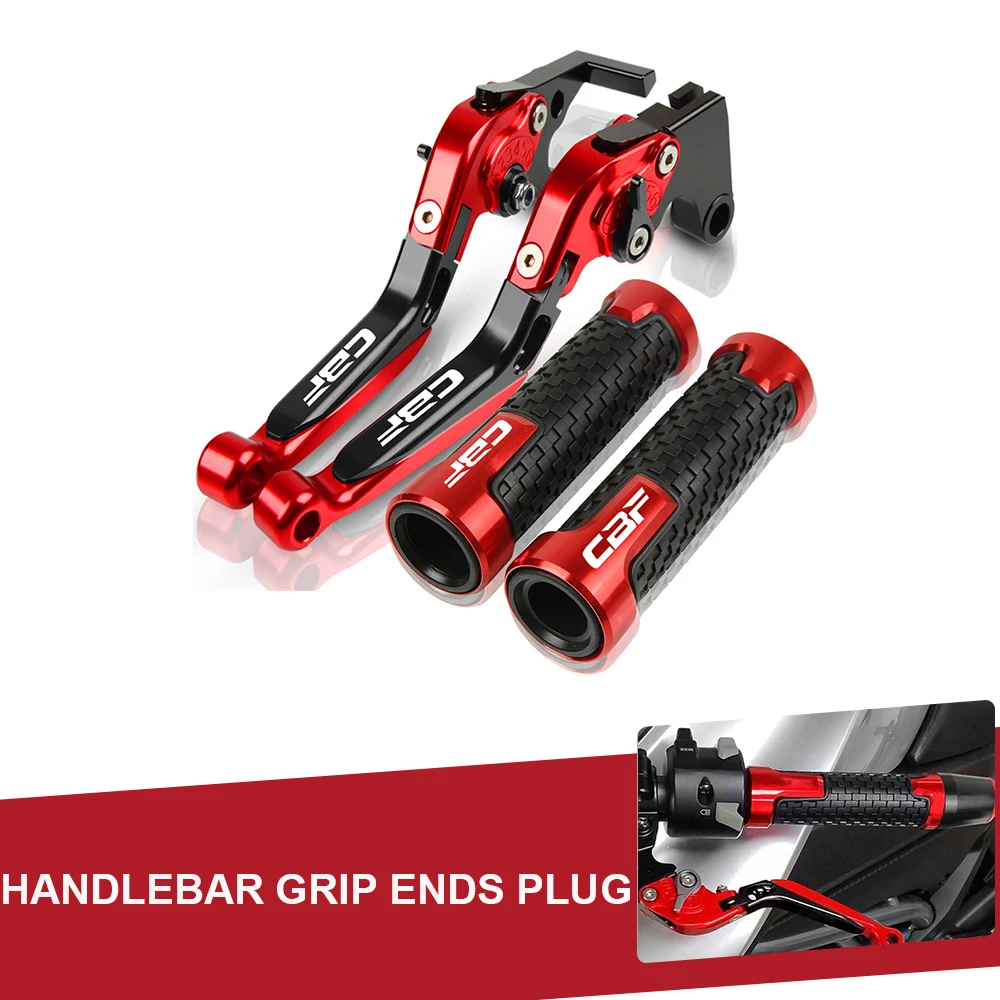 

Алюминиевый Рычаг тормоза и сцепления для мотоцикла CNC, регулируемые + рулевые ручки, ручки, аксессуары для HONDA CBF CBF600 CBF1000 06-13