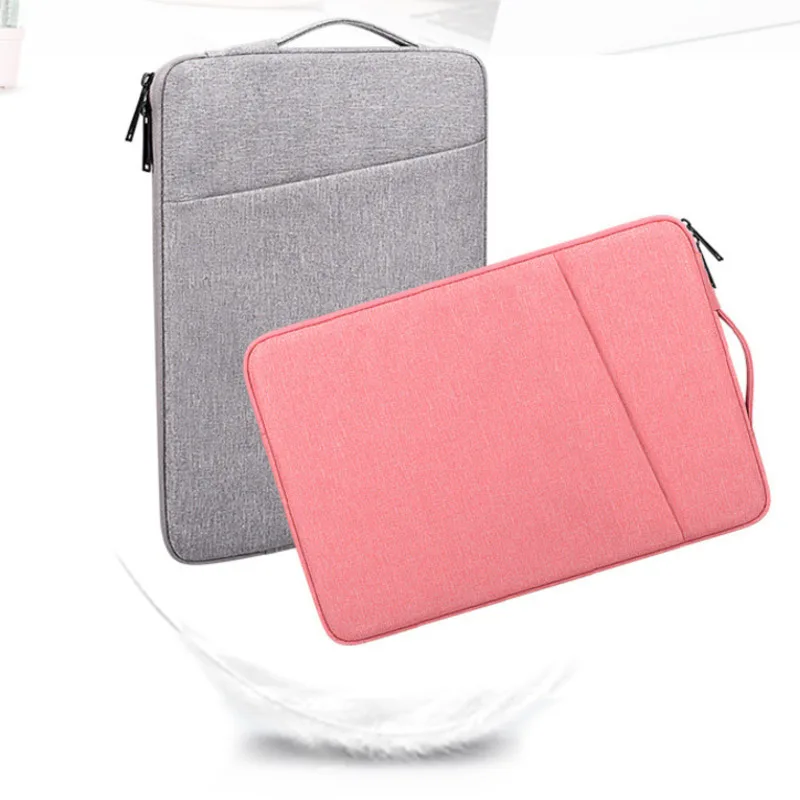 

Solid Color Laptop Bag For Apple MacBook 13.3 14.1-15.4 15.6 Inch Dirt-resistance Handbag Women Men Tablet Protective Case Cover