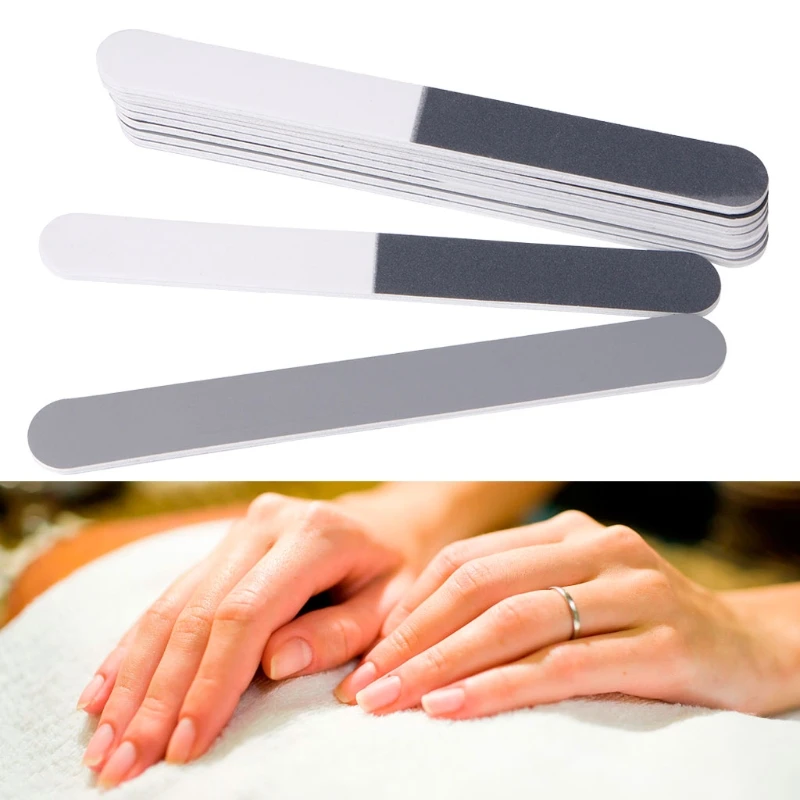 

1pc Nail Art Shiner Buffer 3 Sides Polish Sanding File Manicure Polisher Tool