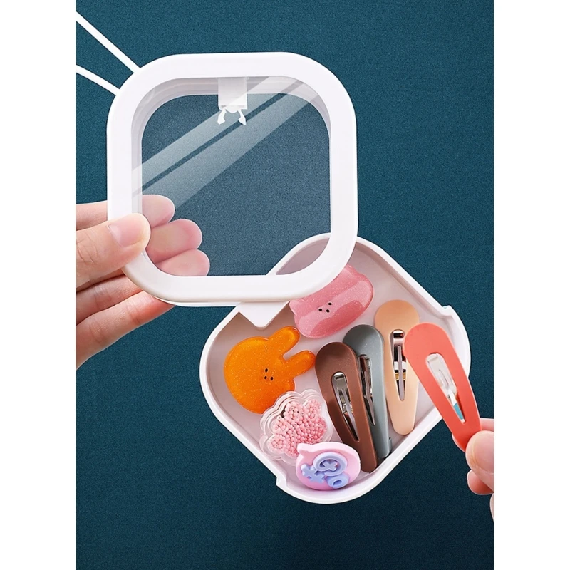 2 шт. органайзер для резинок волос диспенсер ванной комнаты хранения держатель