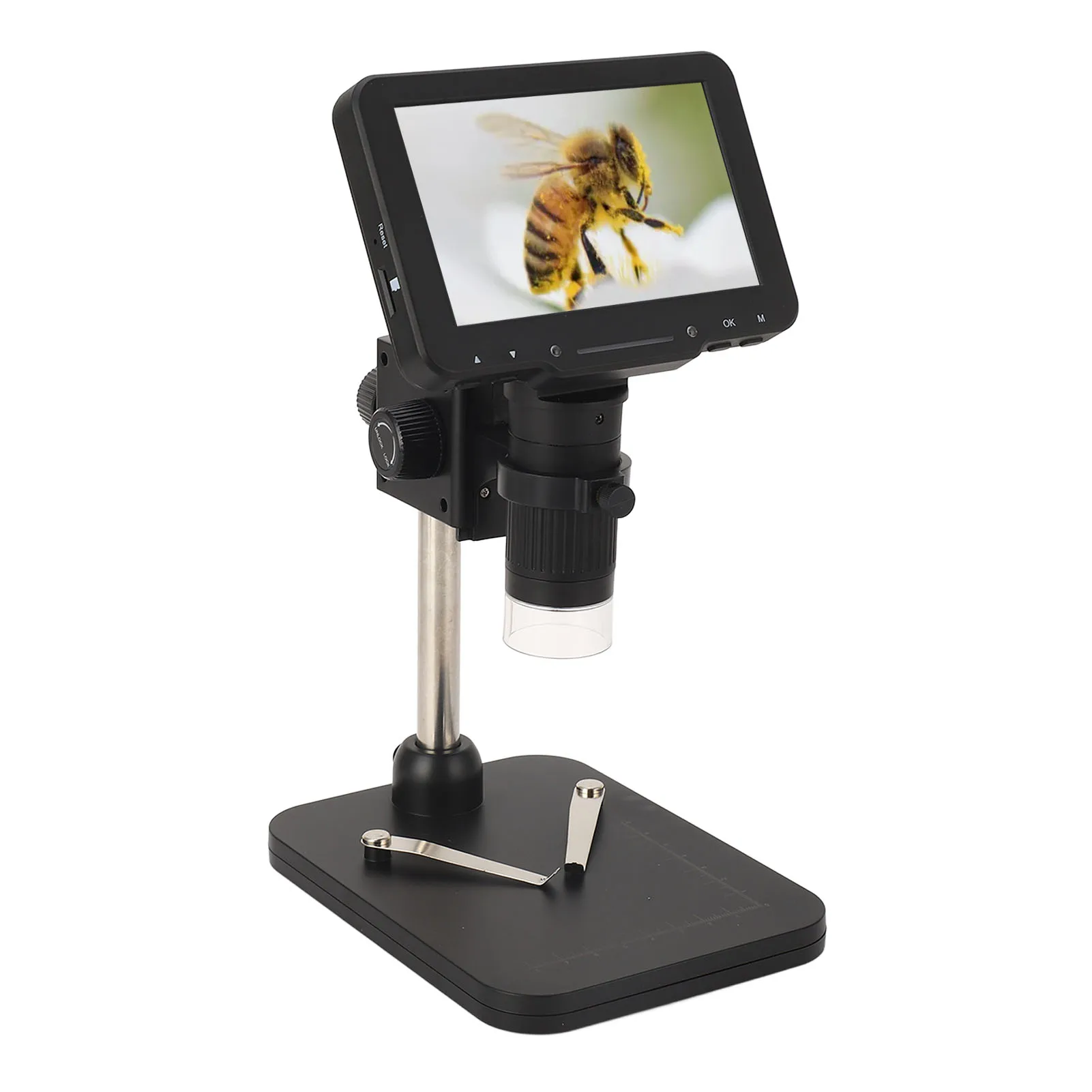 Цифровой электронный микроскоп 5in IPS экран 1080P HD монета лупа пайка USB камера 10X ‑