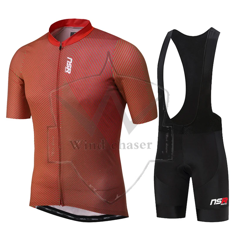 

NSR Cycling jersey Sets 2022 Men's Cycling Clothing Summer Short Sleeve MTB Bike Suit Bicycle Bike Clothes Ropa Ciclismo Hombre