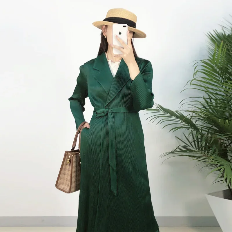 San Qiang 2024 весенняя новая повседневная ветровка больших размеров на талии