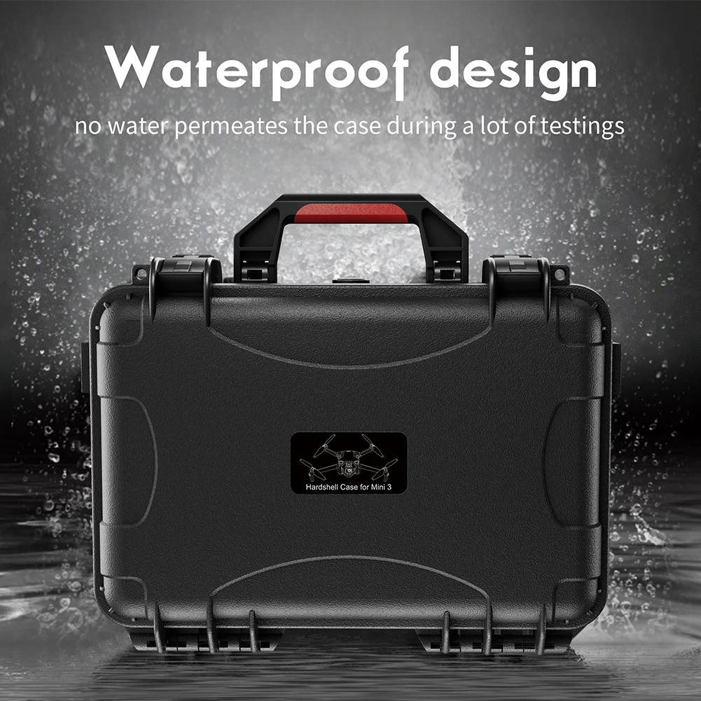 

Безопасное оборудование, ящик для инструментов для DJI Mini 3/Pro, ударопрочный набор инструментов, Прочная Большая емкость для уличной фотографии для беспилотного дрона