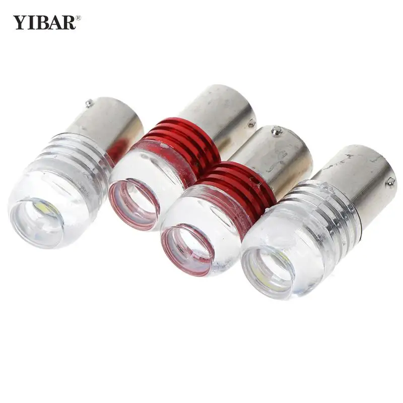 

1156 3LED Car Tail Turn Reverse Strobe Flash Light Lamp Bulb Red White 2Pcs