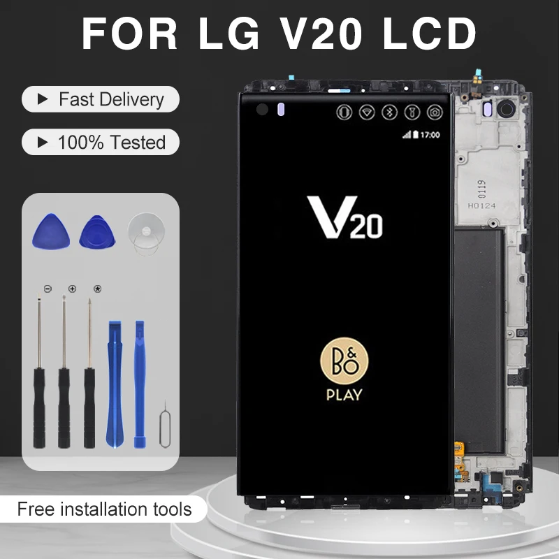 

Catteny VS995 дисплей для LG V20 ЖК-дисплей с сенсорной панелью стеклянный дигитайзер в сборе H910 H918 US996 экран Бесплатная доставка