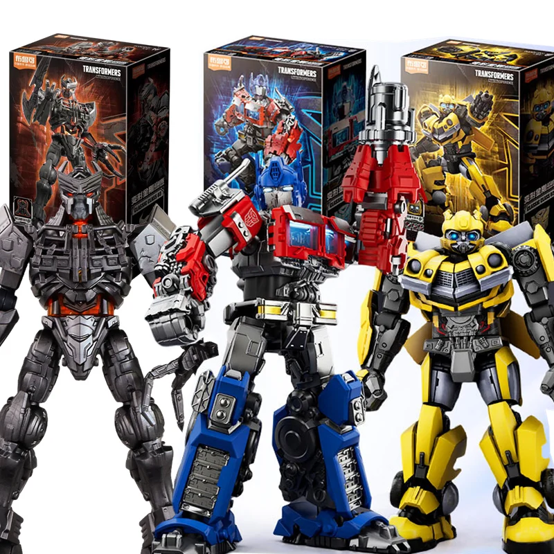 

Оригинальные строительные блоки-трансформеры Optimus Prime, Бамблби, немезис Prime, светлый робот, звезда, экшн-фигурки, игрушки для детей, подарок