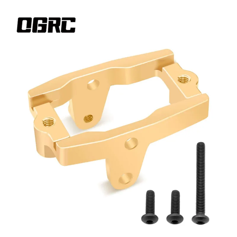 

OGRC Brass RC Servo Bracket 11g Servo Mount for Traxxas 1/18 TRX4M RC Crawler Car Upgrade Parts