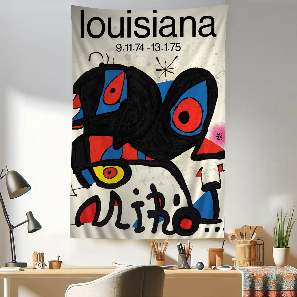 Джоан Миро Висит Богемный Гобелен Богемные Настенные Гобелены Мандала Дешевые