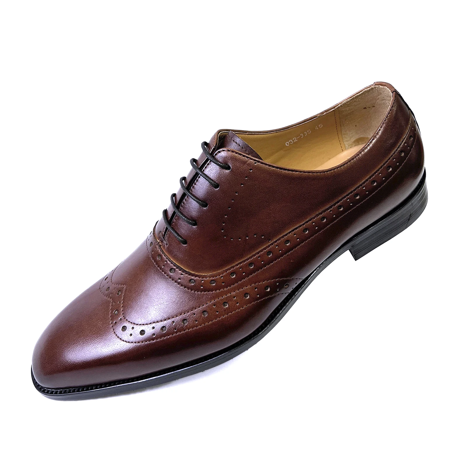 LUXURY BRAND OXFORD LEATHER SHOES BLACK BROWN HAND-POLISHED LACE UP POINTED TOE MEN'S DRESS WEDDING OFFICE BUSINESS FORMAL SHOES